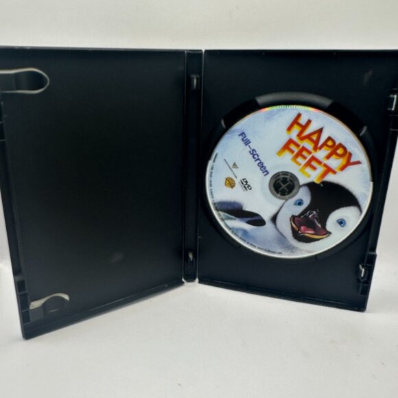 Happy Feet Full-Screen Edition DVD Rated PG Warner Bros Robin Williams - Picture 3 of 3